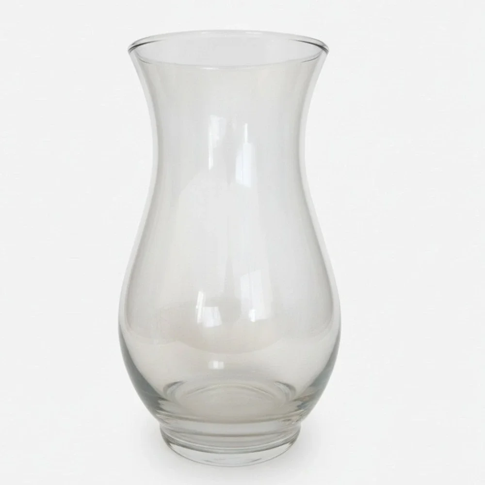 Pasabahce Turkey Clear Glass Vase Elegant Home Decor Table Centerpiece‎
